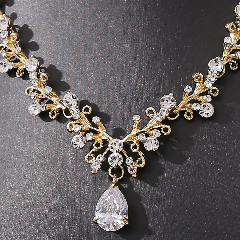 BoldlyBeautiful - Bridal Rhinestone Zircon Jewelry Set