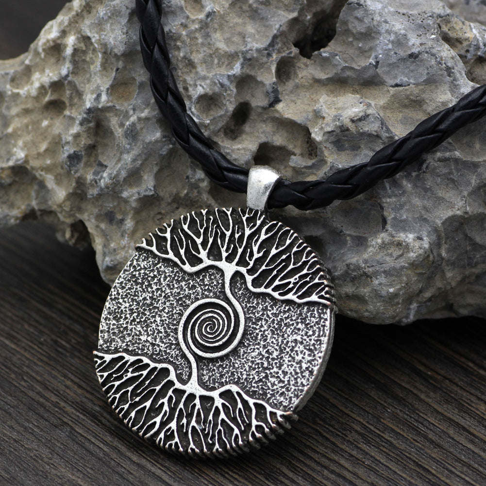 BoldlyBeautiful - Double-Sided World Tree Pendant Necklace