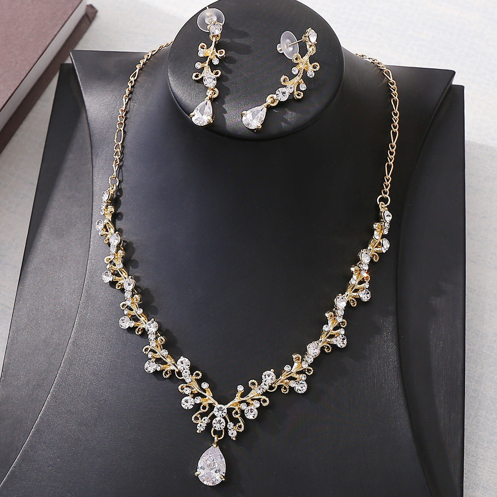 BoldlyBeautiful - Bridal Rhinestone Zircon Jewelry Set