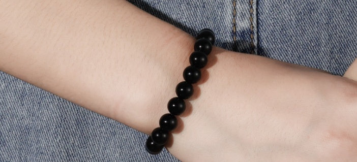 BoldlyBeautiful - Black Onyx Bracelet Elegant Fashion Jewelry