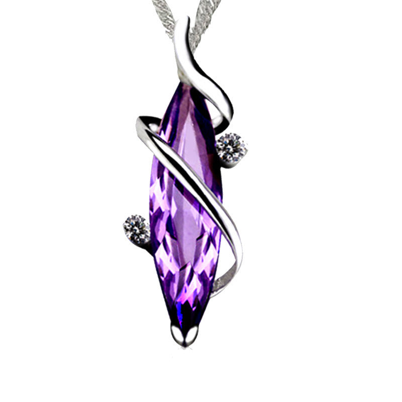 BoldlyBeautiful - Purple Amethyst Women's Necklace