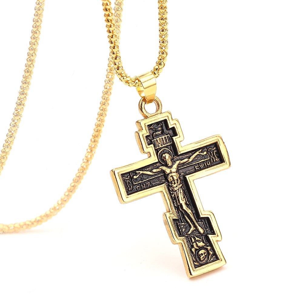 BoldlyBeautiful - Cross Jesus Pendant Necklace