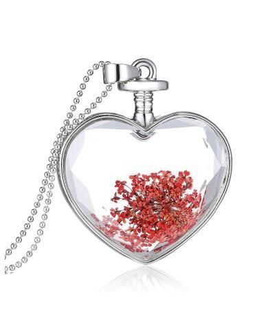 BoldlyBeautiful - Fashion Glass Pendant Necklace