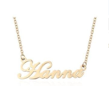 BoldlyBeautiful - Titanium Steel Custom Name Necklace