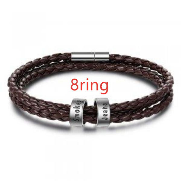 BoldlyBeautiful - Braided Genuine Leather Bracelet Jewelry