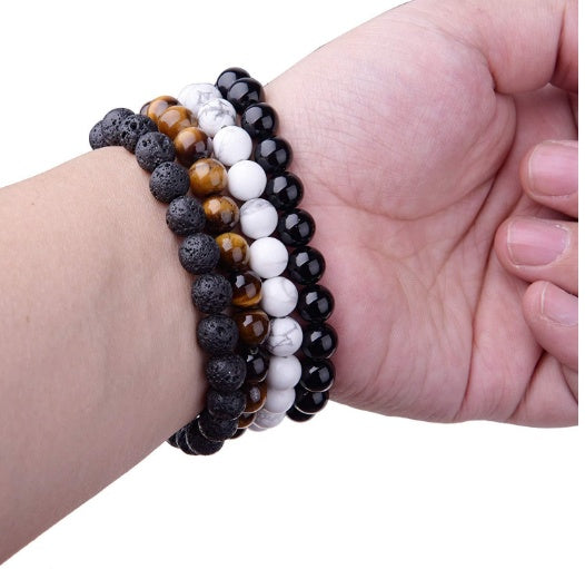 BoldlyBeautiful - Black Onyx Bracelet Elegant Fashion Jewelry