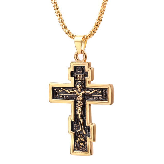 BoldlyBeautiful - Cross Jesus Pendant Necklace