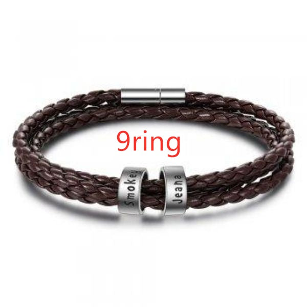 BoldlyBeautiful - Braided Genuine Leather Bracelet Jewelry