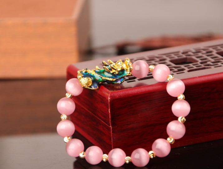 BoldlyBeautiful - 3D Gold Plated PiXiu Bracelet Fashion Jewelry