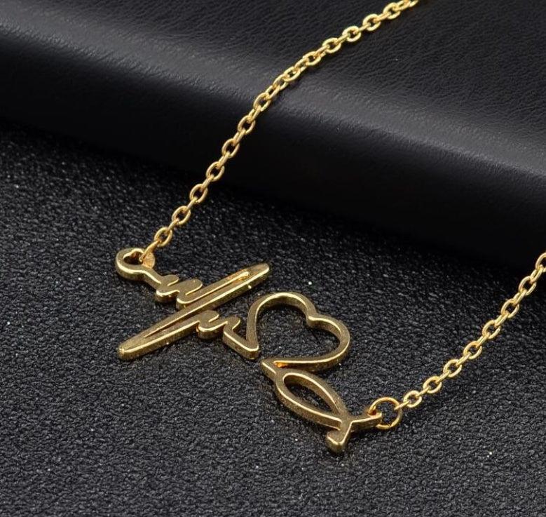 BoldlyBeautiful - Heartbeat Necklace for Women