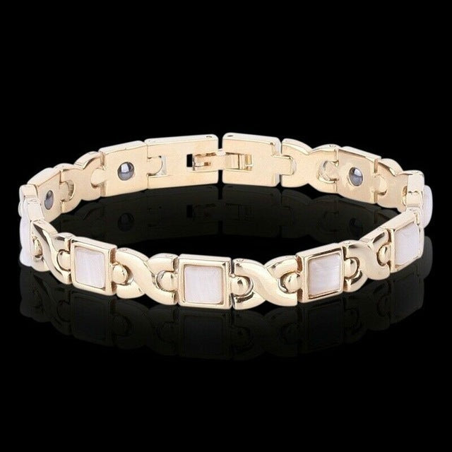 BoldlyBeautiful - Silver Gold Bracelet for Men Women Elegant Fashion Jewelry