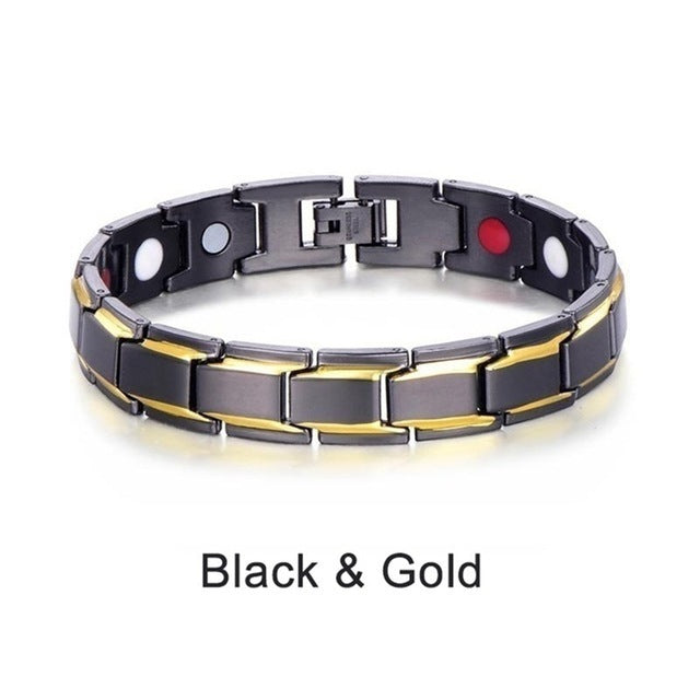 BoldlyBeautiful - Silver Gold Bracelet for Men Women Elegant Fashion Jewelry