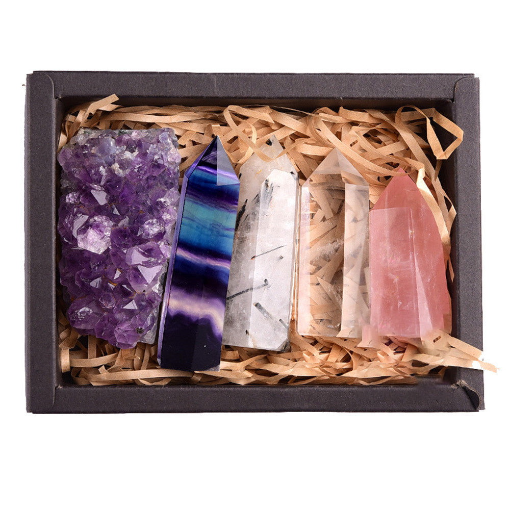 BoldlyBeautiful - Amethyst Crystal Hexagonal Prism Stone