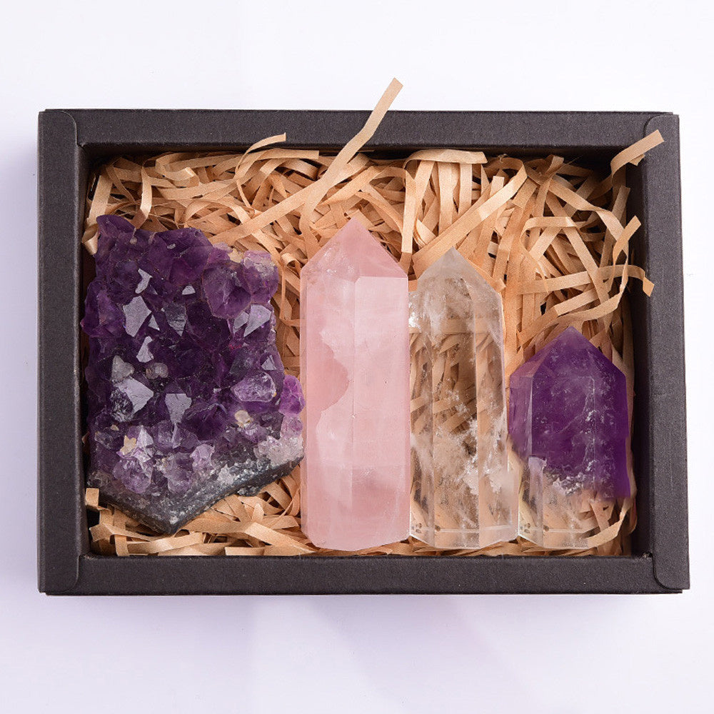 BoldlyBeautiful - Amethyst Crystal Hexagonal Prism Stone