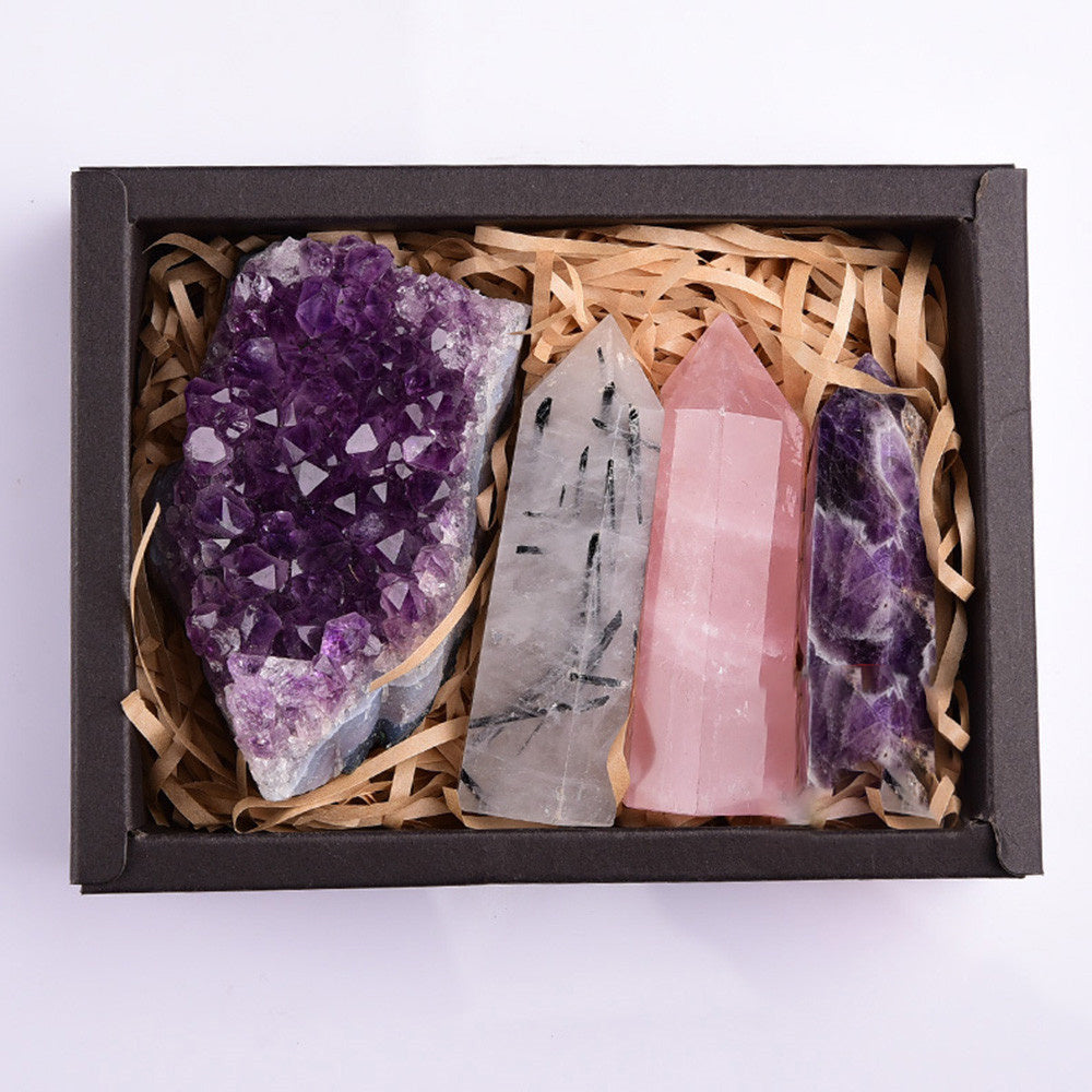 BoldlyBeautiful - Amethyst Crystal Hexagonal Prism Stone