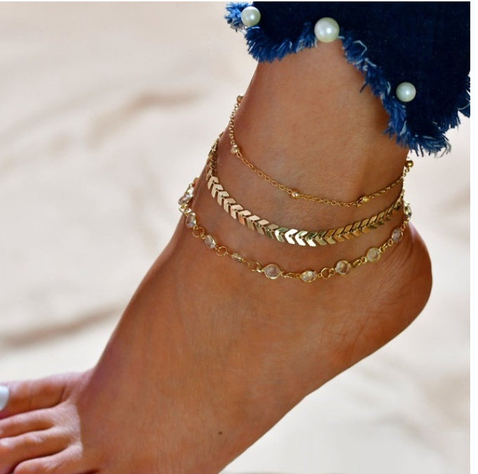 BoldlyBeautiful - Bohemian Beads Anklets | Daily Wear