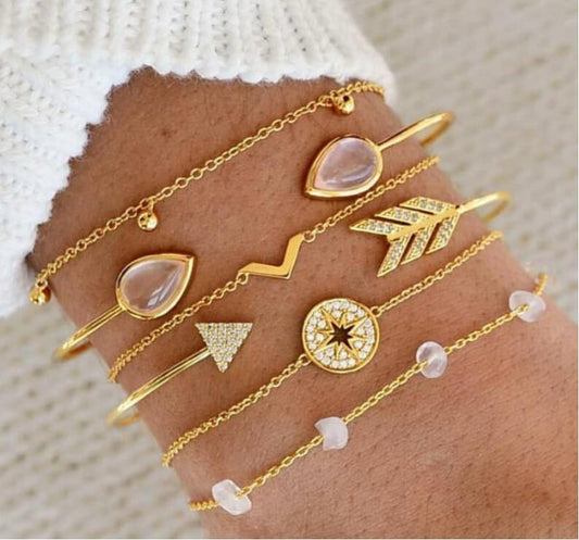 BoldlyBeautiful - Six-piece Bracelet Set