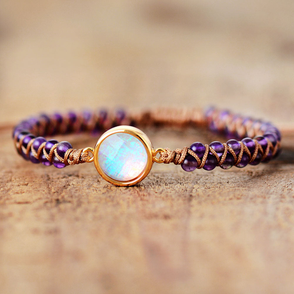 BoldlyBeautiful -  Opal Stone Wrap Bracelets