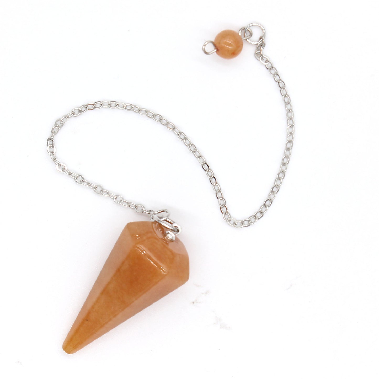 BoldlyBeautiful - Natural Crystal Hexagonal Cone Pendant Necklace