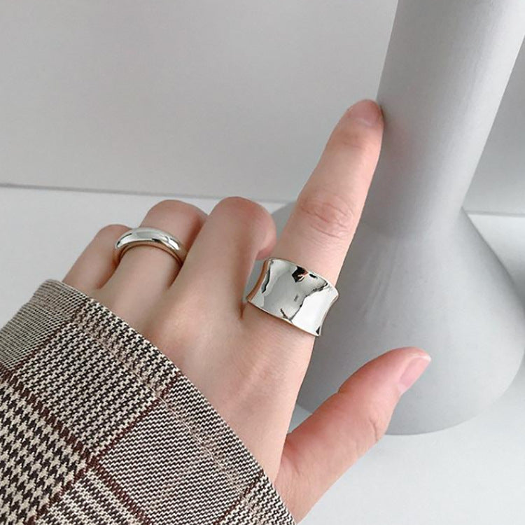 BoldlyBeautiful - Big Wide Geometric Finger Ring for Modern Jewelry Lovers