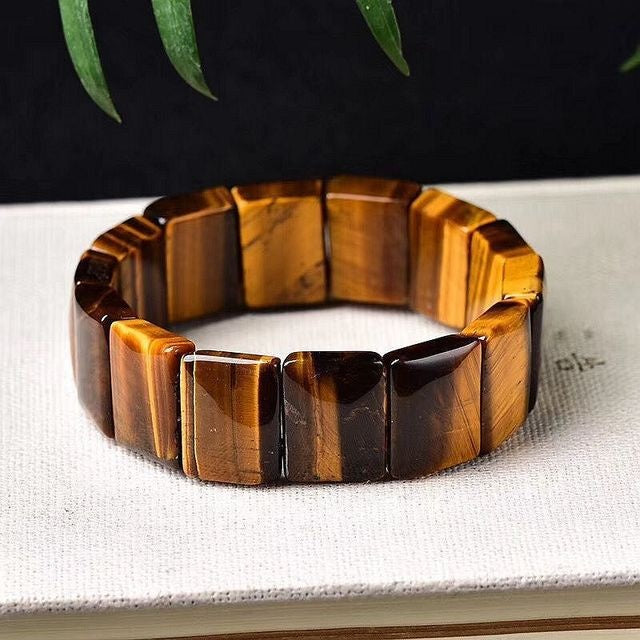 BoldlyBeautiful - Natural Yellow Tiger Eye Bracelet