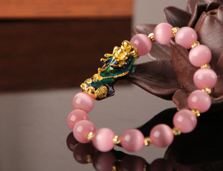 BoldlyBeautiful - 3D Gold Plated PiXiu Bracelet Fashion Jewelry