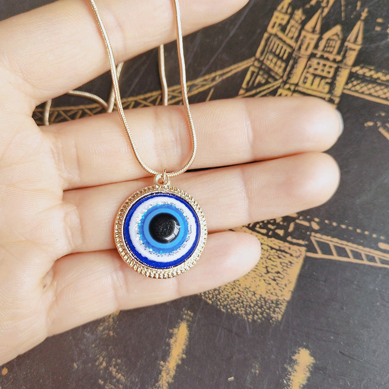 BoldlyBeautiful - Blue Eye Pendant Necklace