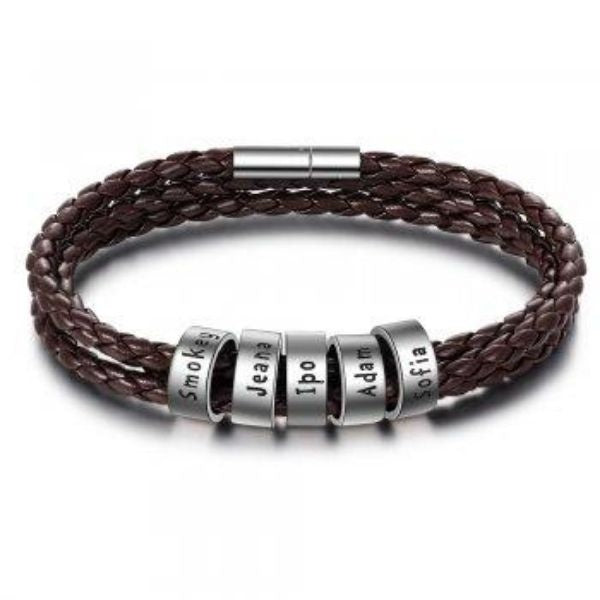 BoldlyBeautiful - Braided Genuine Leather Bracelet Jewelry