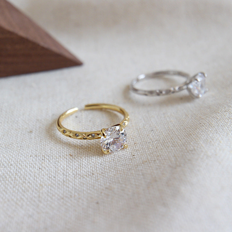 BoldlyBeautiful - 925 Silver Zircon Minimalist Rings