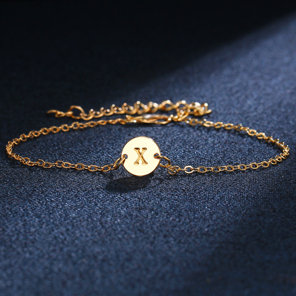 BoldlyBeautiful - Adjustable Gold Letter Bracelets | 2025