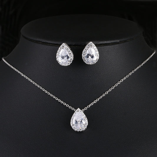 BoldlyBeautiful - Water Drops Gemstone Jewelry Set