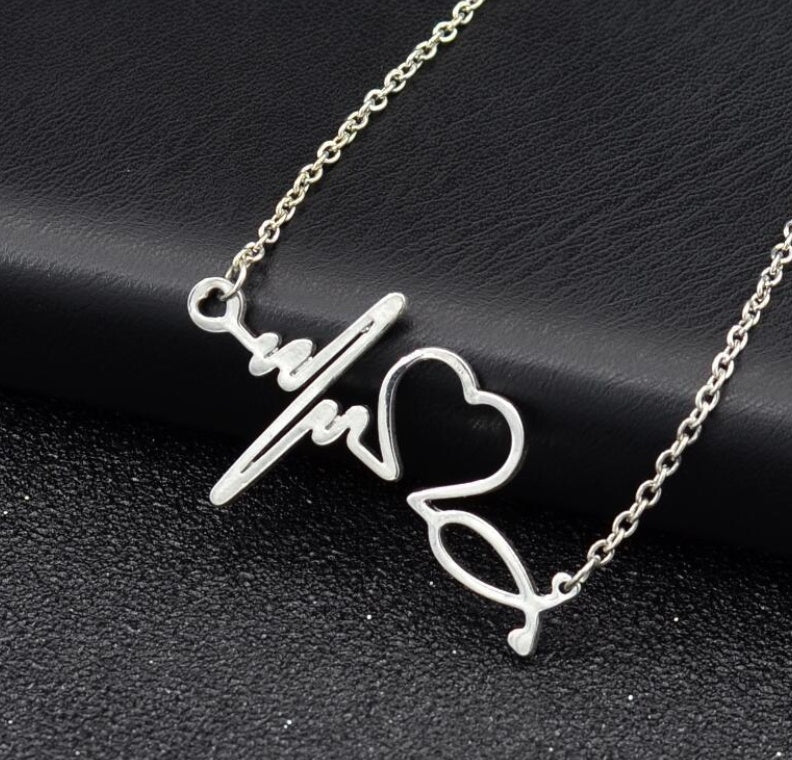 BoldlyBeautiful - Heartbeat Necklace for Women