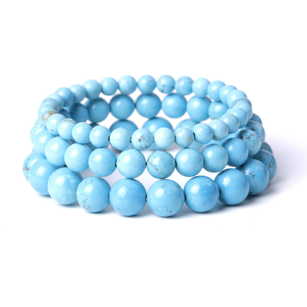 BoldlyBeautiful - Natural Stone Turquoise Bracelet