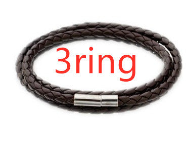 BoldlyBeautiful - Braided Genuine Leather Bracelet Jewelry