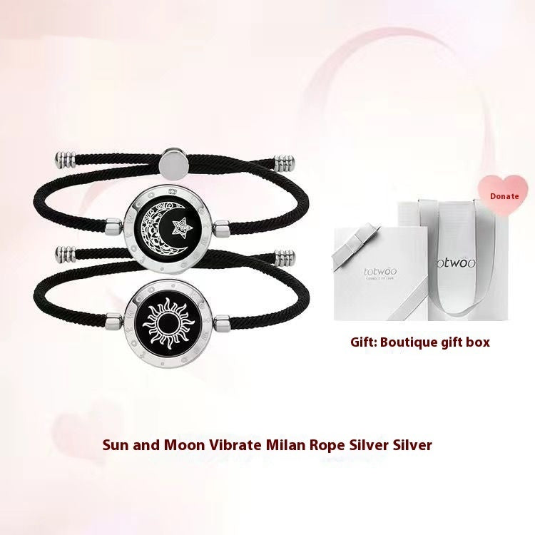 BoldlyBeautiful - Sun-Moon Smart Sensing Couple Bracelet Fashion Jewelry