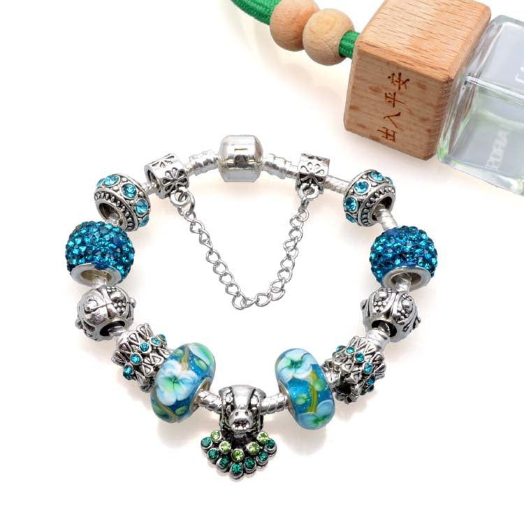 BoldlyBeautiful - Heart Crown Beads Bracelet | Daily Wear