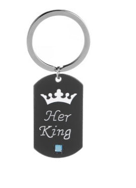 BoldlyBeautiful - Her King & His Queen Couple Pendant Necklaces