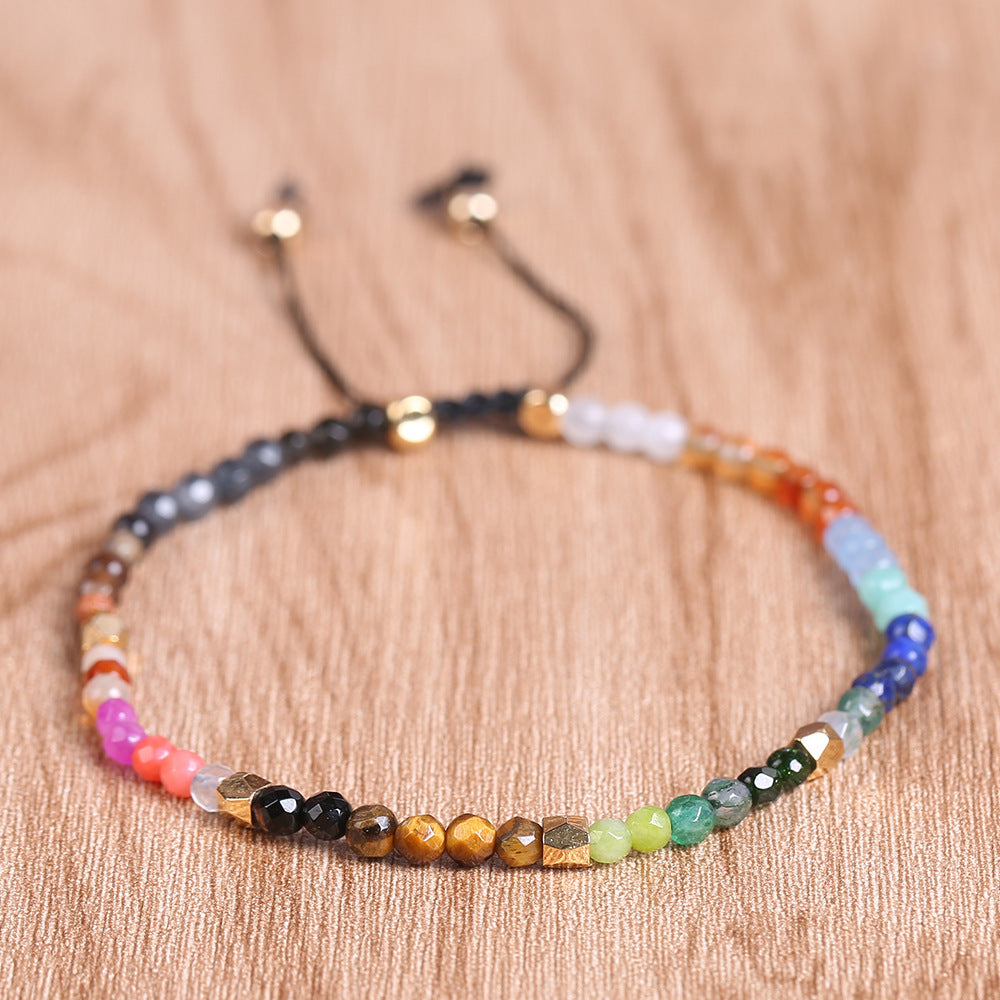 BoldlyBeautiful - Seven Chakra Bracelet with 12 Constellations