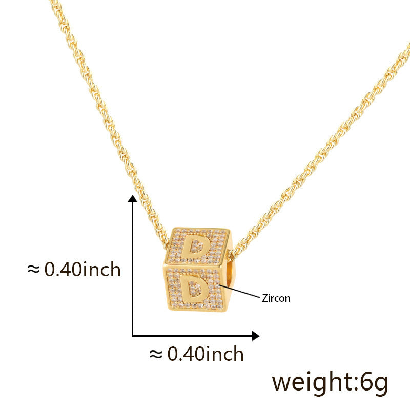 BoldlyBeautiful - 26 English Letter Pendant Necklace