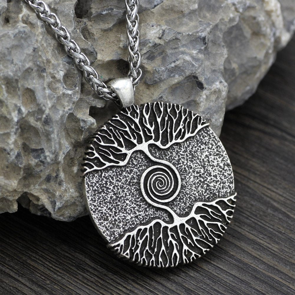 BoldlyBeautiful - Double-Sided World Tree Pendant Necklace