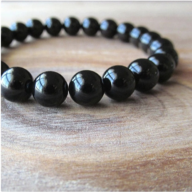 BoldlyBeautiful - Black Onyx Bracelet Elegant Fashion Jewelry