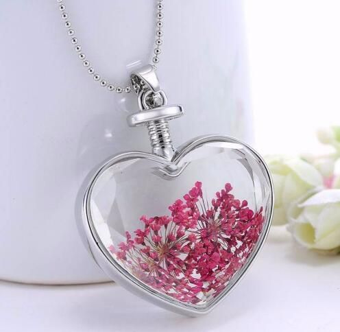 BoldlyBeautiful - Fashion Glass Pendant Necklace