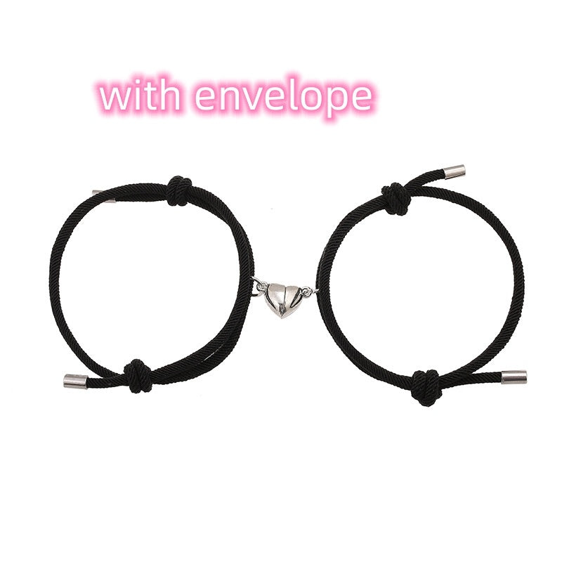 BoldlyBeautiful - Simple Nylon Love Magnetic Bracelet Jewelry