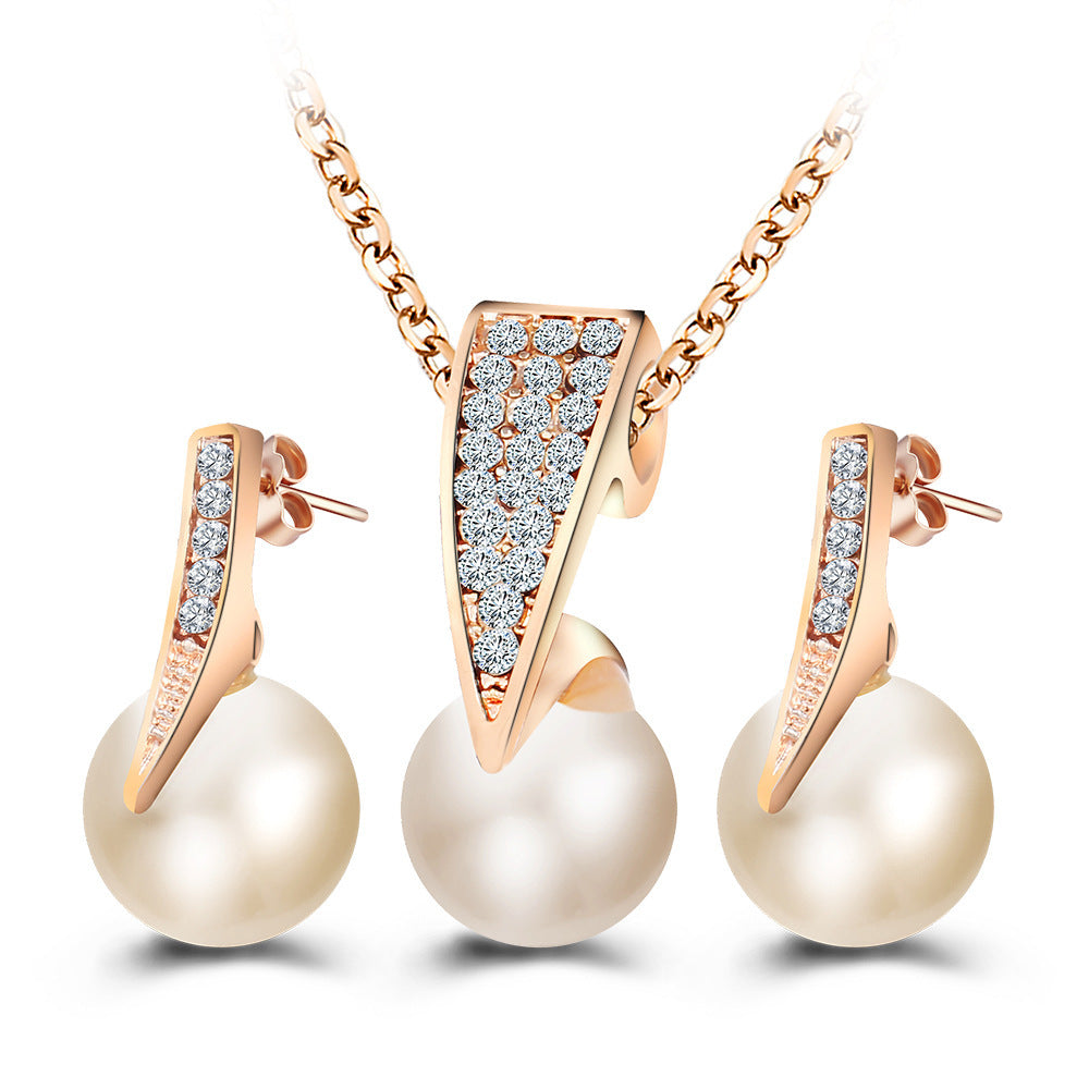 BoldlyBeautiful - Elegant Faux Pearl Necklace Set | 2025