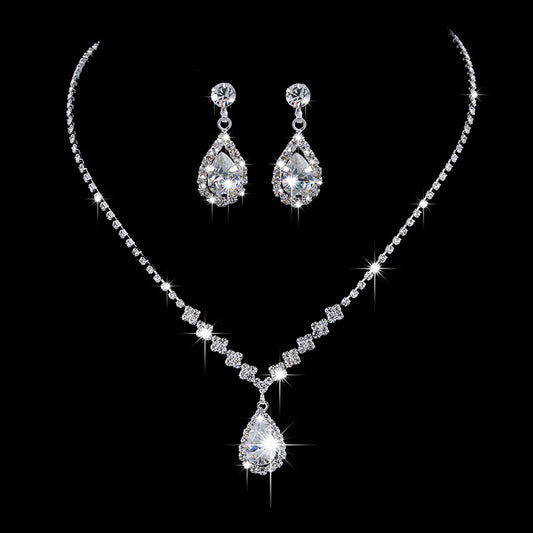 BoldlyBeautiful - Rhinestone Zircon Water Jewelry Set | 2025