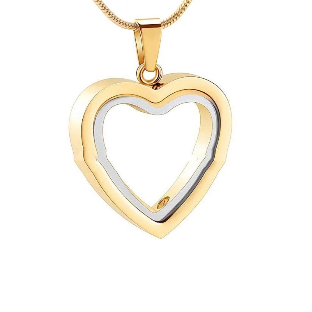 BoldlyBeautiful - Heart-Shaped Cinerary Pendant Set