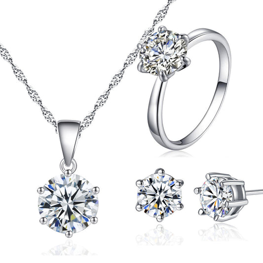 BoldlyBeautiful - Korean Fashion Bridal Wedding Jewelry Set