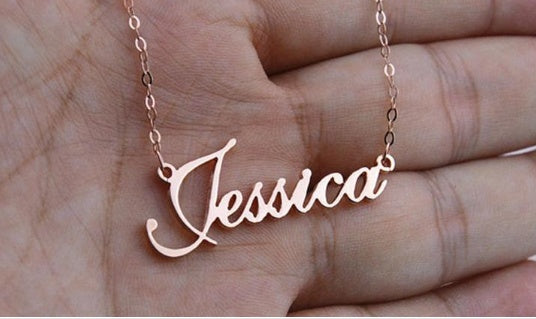 BoldlyBeautiful - Titanium Steel Custom Name Necklace