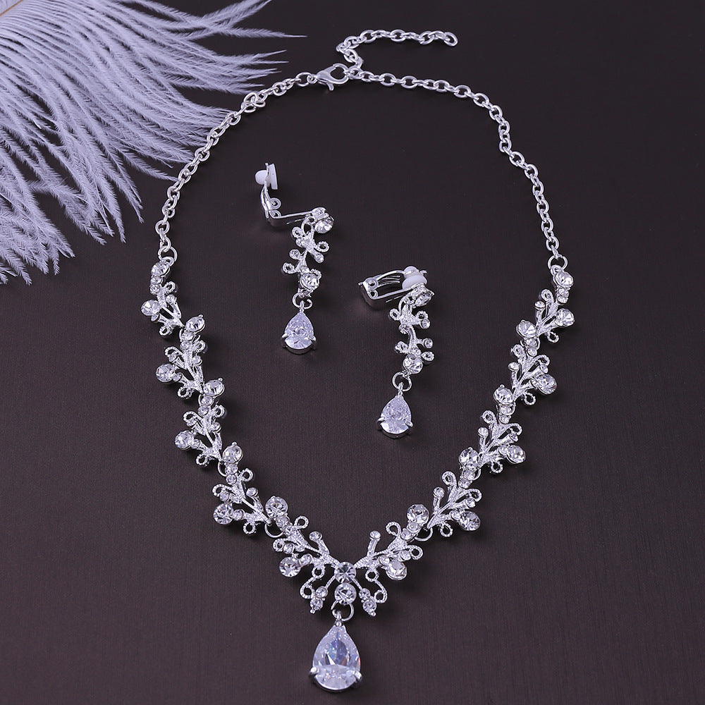 BoldlyBeautiful - Bridal Rhinestone Zircon Jewelry Set