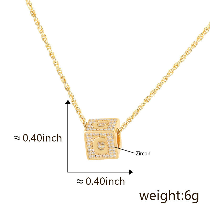 BoldlyBeautiful - 26 English Letter Pendant Necklace